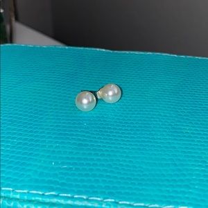 Faux Pearl Earrings